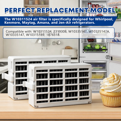 W10311524 Refrigerator Air Filter Replacement