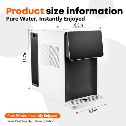 CT5 Cold and Hot Water Reverse Osmosis Countertop Water Purifier Dispenser