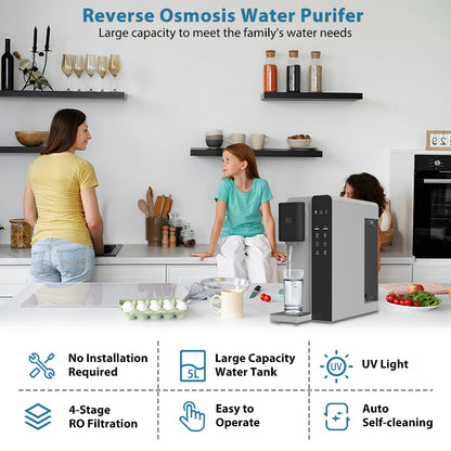 CT2 Cold and Hot Water Reverse Osmosis Countertop Water Purifier Dispenser
