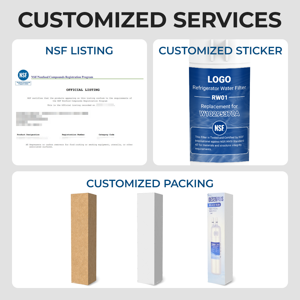 RW01/W10295370A Refrigerator Water Filter Replacement