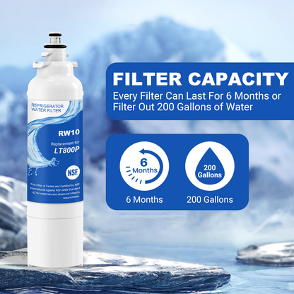 RW10/LT800P Refrigerator Water Filter Replacement