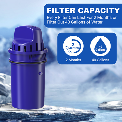 20CR02/CRF950S Pitcher Water Filter Replacement