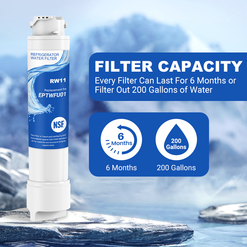 RW11/EPTWFU01 Refrigerator Water Filter Replacement