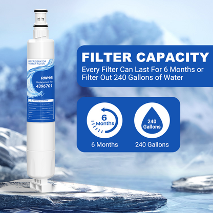 RW16/4396701 Refrigerator Water Filter Replacement