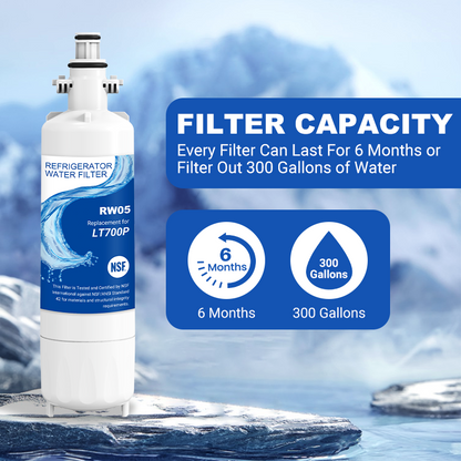 RW05/LT700P Refrigerator Water Filter Replacement