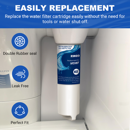 RW09/MSWF Refrigerator Water Filter Replacement