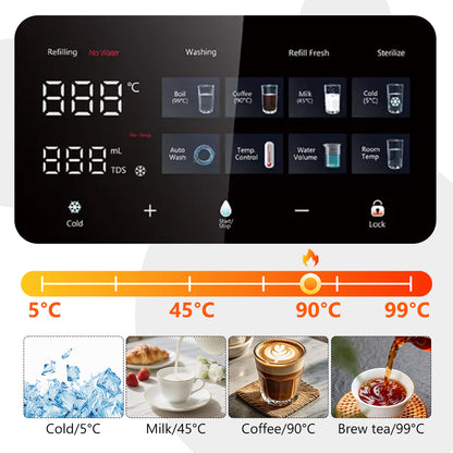 CT5 Cold and Hot Water Reverse Osmosis Countertop Water Purifier Dispenser