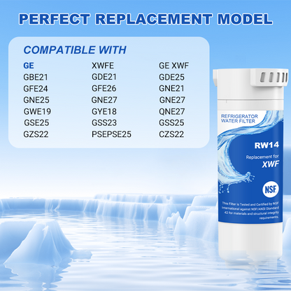 RW14/XWF Refrigerator Water Filter Replacement