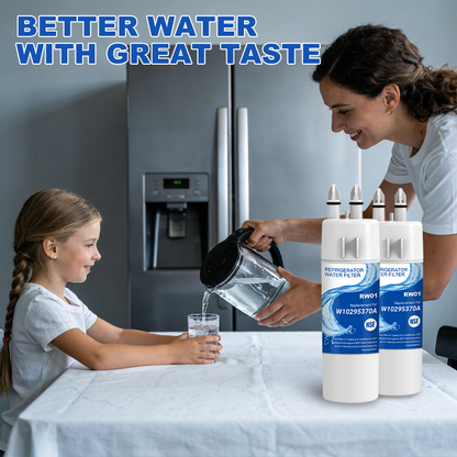RW01/W10295370A Refrigerator Water Filter Replacement