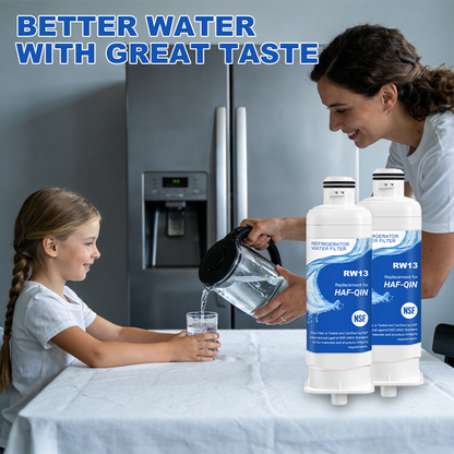 RW13/HAF-QIN Refrigerator Water Filter Replacement