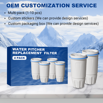 20ZE01/ ZR-001 Water Filter Replacement Compatible with Water Pitchers